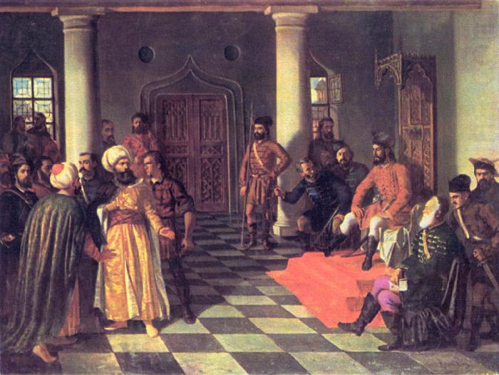 Vlad the Impaler and the Turkish Envoys, Amandus Adamson